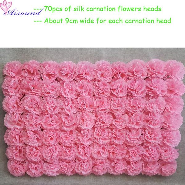 

decorative flowers & wreaths 12pcs artificial silk wall carnation wedding party venue decoration for events florie