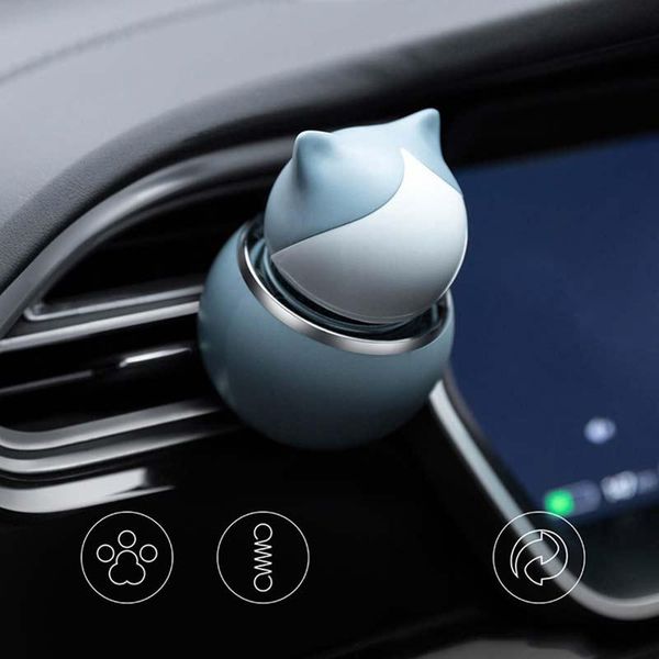 

car air freshener lovely cat diffuser clip perfumes refill vehicle fragrance vent interior decoration