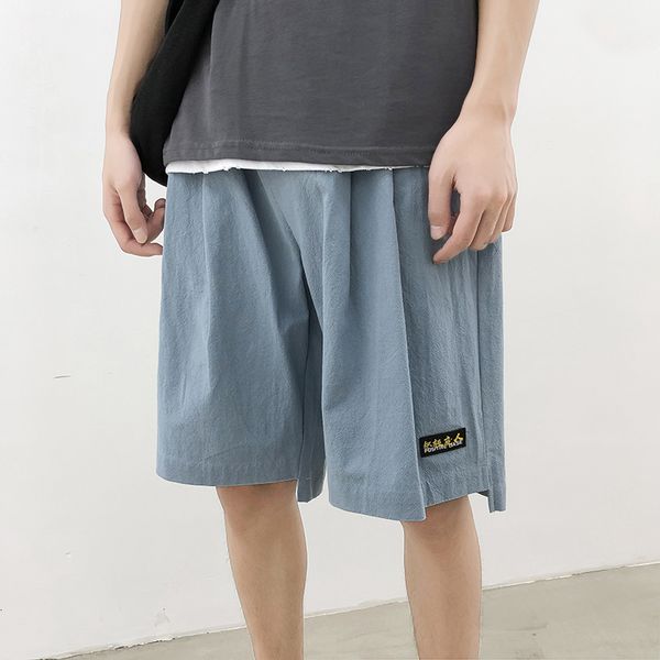 

2021 new summer men's fashion bf casual male five-cent trousers harem cotton brand jogger gym bodybuilding beach shorts s-2xl 62ym, White;black