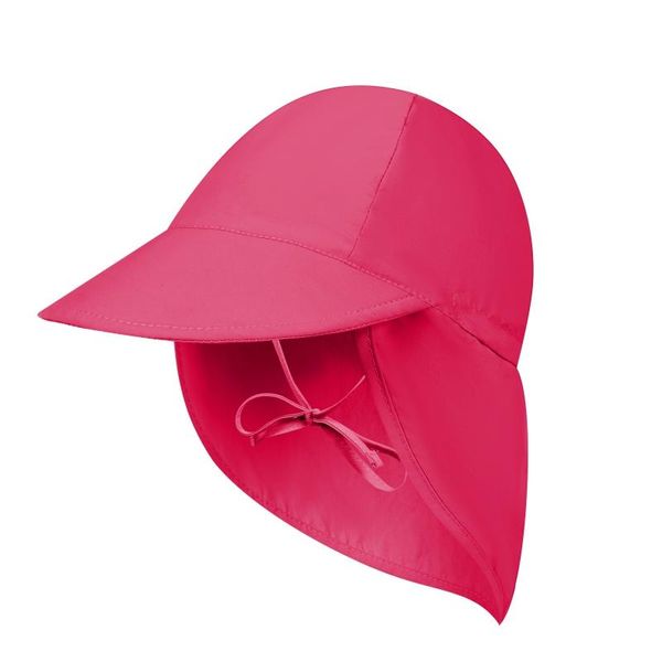 

outdoor hats baby summer sun hat neck ear cover anti uv protection beach caps kids boy girl swimming flap for 0-5 years, Black;white