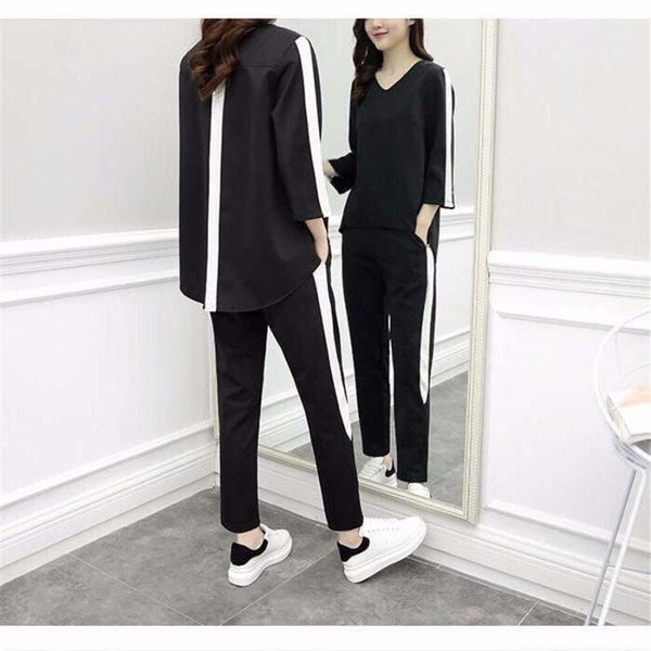 

tracksuits for women plus size big two piece outfit set co-ord sets 2021 summer and pants suits clothing dress, White