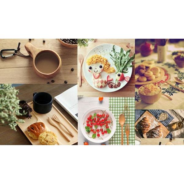 

new bamboo cutlery set natural bamboo spoon fork knife dinnerware set japanese style jllftq outbag2007