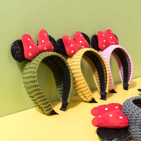 

girls' compression headband cute baby hoop little braid headdress, Black;brown