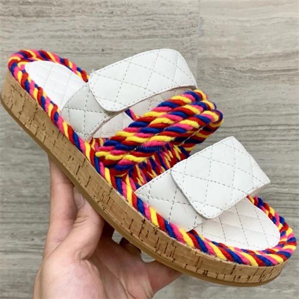 

bandage slippers summer women shoes round toe platform slippers fashion sandals casual shoes leather female flat new, Black