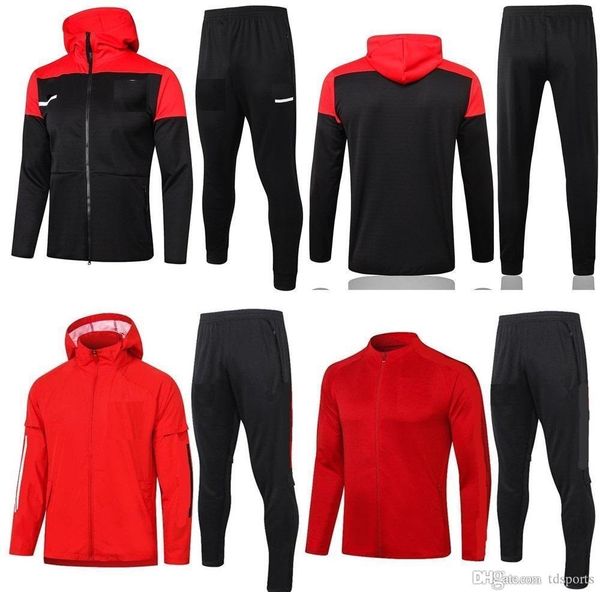 

new 2020 2021 bayern munich soccer jacket tracksuit 20 21 survetement lewandowski muller robben sanefull zipper jacket training suit, Black