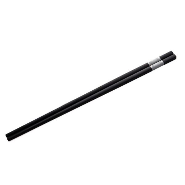 

chopsticks 10 pairs alloy stainless steel chinese style auspicious (sliver +black)