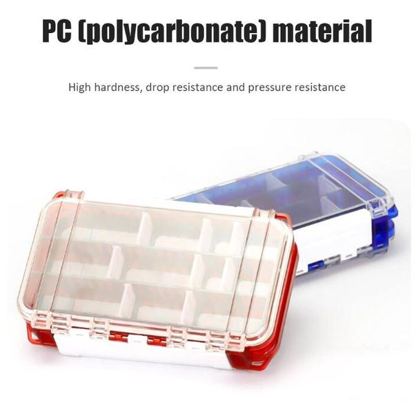 

fishing accessories pc waterproof tackle box double-sided bait lure fishhook storage carp oragnizer case