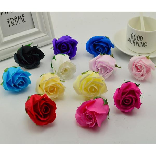 

50pcs slik scent rose for home wedding decor accessories fake bath flower diy wreath valentine's day gift artificial soa jllsfd