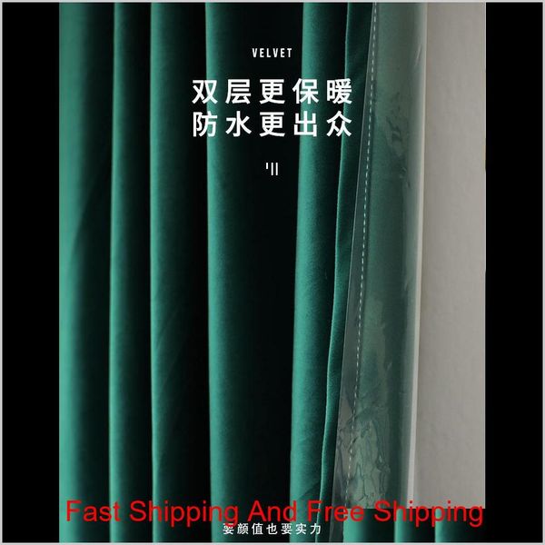 

liangqi thick double velvet shower curtain punching tarpaulin warm curtains bathroom waterproof partitio qylscm new_dhbest