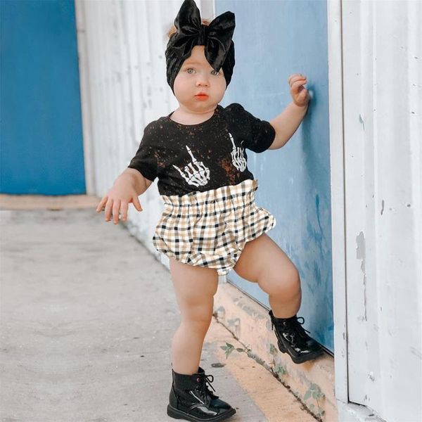 

summer toddler shorts clothes baby girl plaid print bloomers shorts loose summer soft and comfortable baby print, Black