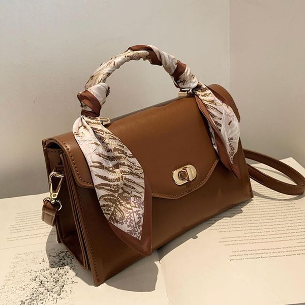 

vintage ribbon tote bag 2021 fashion new high-quality pu leather women's designer handbag high capacity shoulder messenger bag c0227