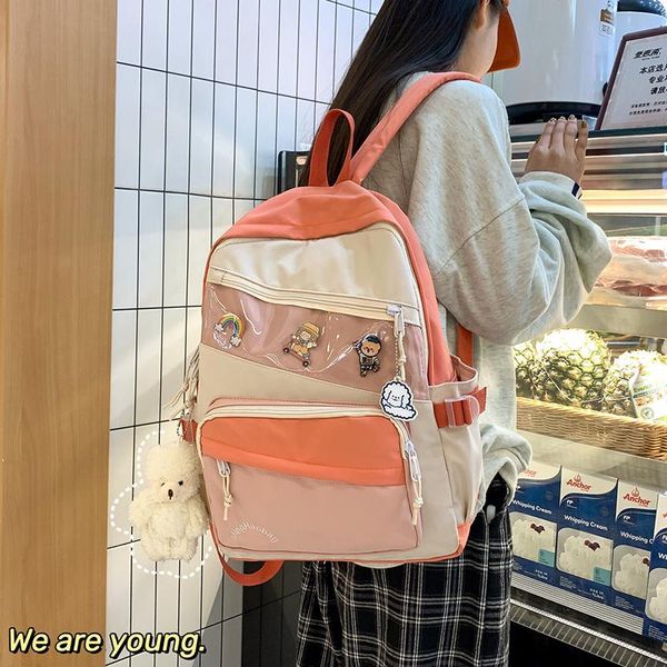 

original aizatly 2021 japanese school bag korean high school students junior high harajuku large capacity backpack