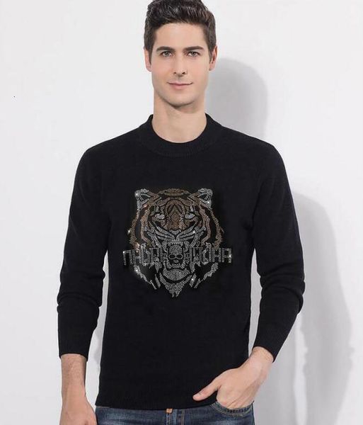 

2021 new male thin fit strass sweater with nice long sleeve comfortable neck casual drill jerseys wmuh, White;black