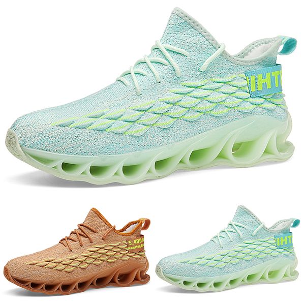 

brand5 sale light green yellow gold black red gray cushion young men boy running shoes low cut designer trainers sports sneaker