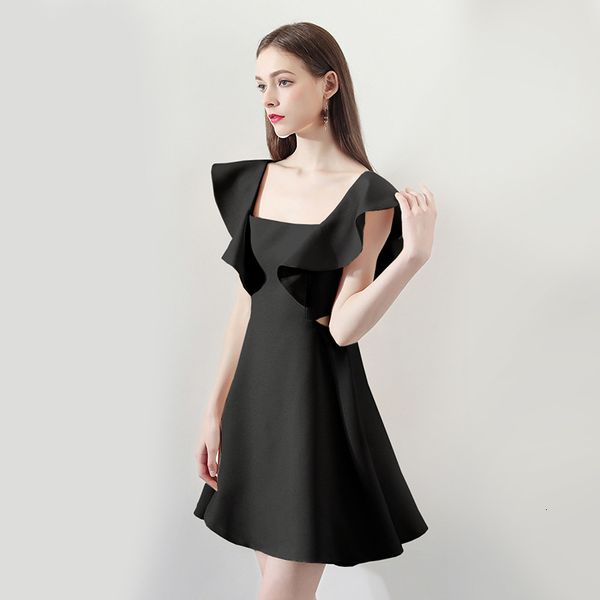 

skinny beggar 2021 elegant mini women dressed in petal party g0uh, Black;gray