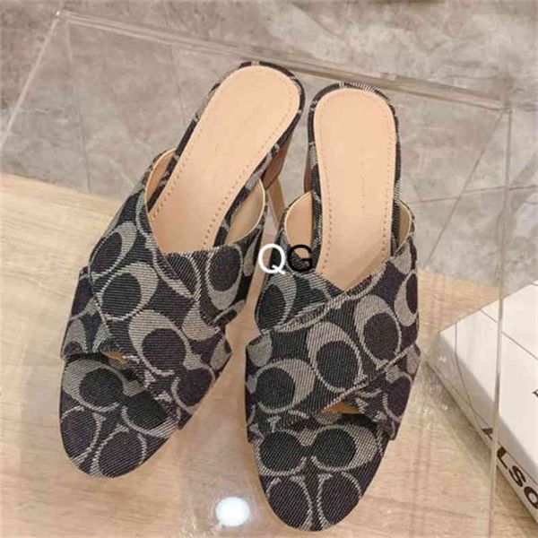 

luxury italy g c l h designer brand sandals for women elegant super quality production beautiful slippers lady gift present birthday wedding, Black