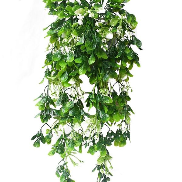 

tapestries artificial 5 prongs star flower wall hanging rattan ivy leaf set decoration decorative plastic grass