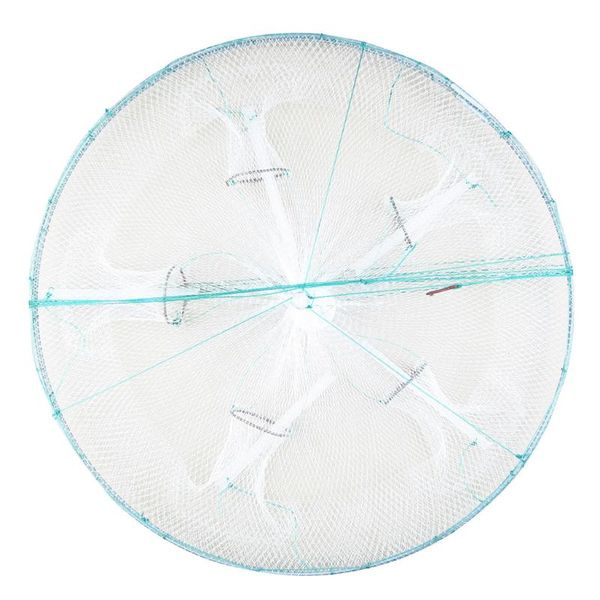 

fishing accessories net mesh fish basket shrimp minnow lobster crab big trap cages portable bait