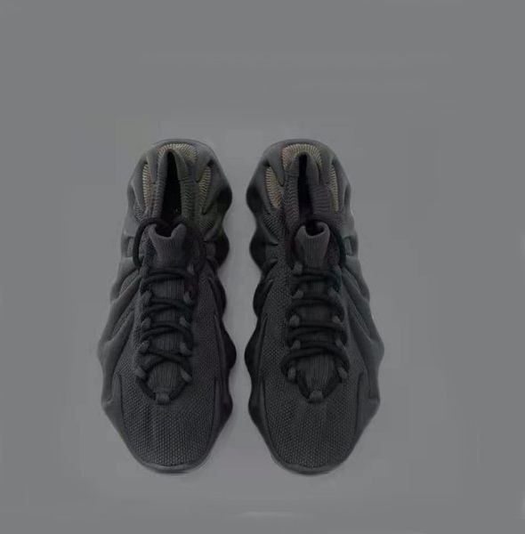 

light comfortable kanye 450 knit running shoes cream cloud white black men women fashion outdoor flat sport trainer sneakers with box size 3