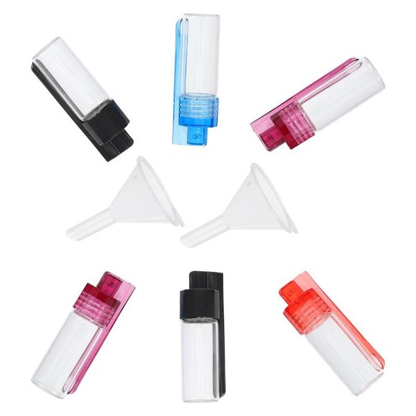 

storage bottles & jars 1 set portable small sample glass with funnels