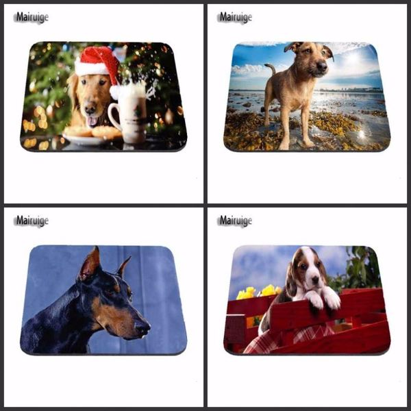 

mouse pads & wrist rests love puppies olden retriever dogs pets funny mat durable computer mousepad decorate your desk soft
