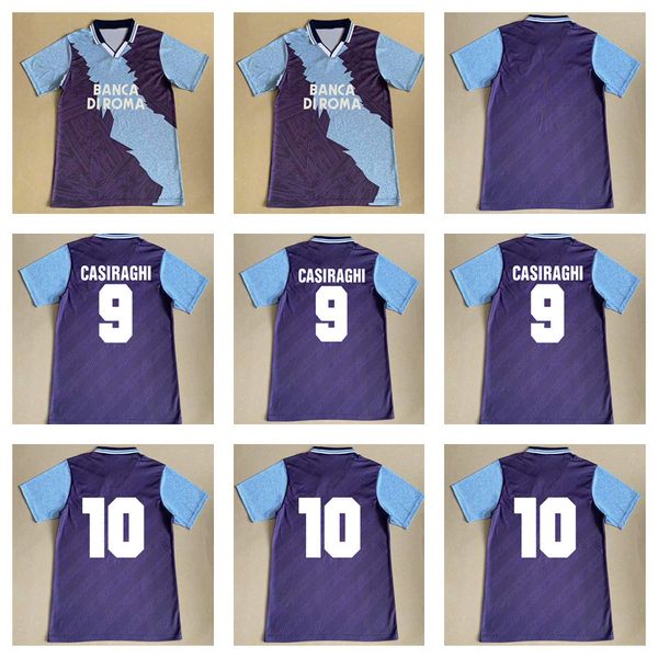 

1994/ 1995/ 1996 retro lazio soccer jerseys 94 95 96 classic vintage football shirts italy signori favalli nesta baronio fuser casiraghi, Black;yellow