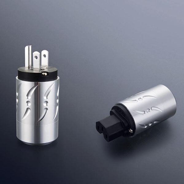 

smart power plugs viborg pure copper rhodium plated us connector hifi iec female plug