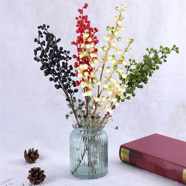 

diy artificial berries fake flowers christmas fruit fake berry and foam flowers decoration wedding home table plant decoration