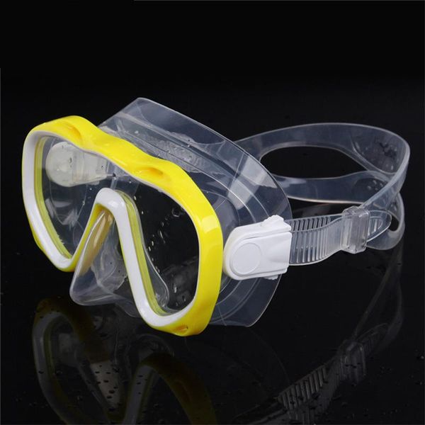 

newly swimming snorkel anti-fog clear wide view goggles set for summer diving 19ing
