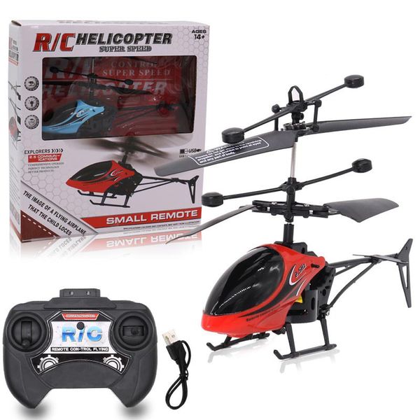 Micro 2CH Rc Flying Helicopter Radio Remote Control Aircraft per bambini giocattolo elettrico
