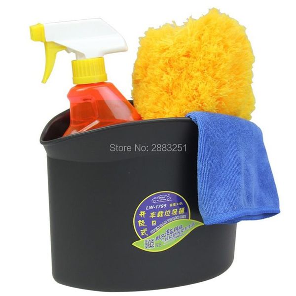

car organizer accessories big capacity opening design trash bin hang type for clio megane 2 3 captur logan kadjar clip home office