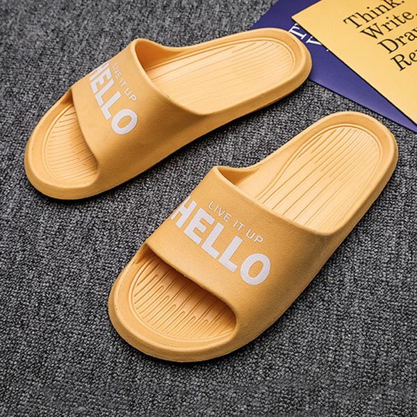 

slippers coslony slides for men non-slip indoor men's summer soft comfortable slipper shower zapatos de verano, Black