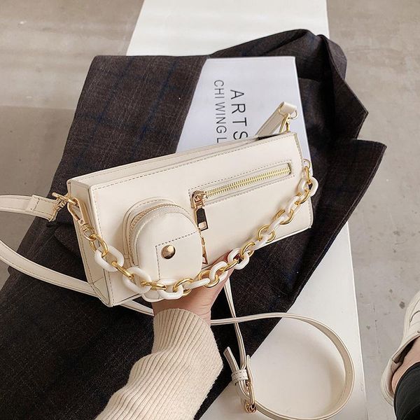 

cross body senior ladies flap retro woman half moon bag chain female shoulder 2021 trend handbag niche design messenger and purses
