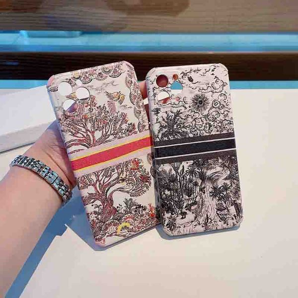 

luxurys embroidered phone case for iphone 12/12pro/12promax 11/11promax designers back cover fashion iphone cases