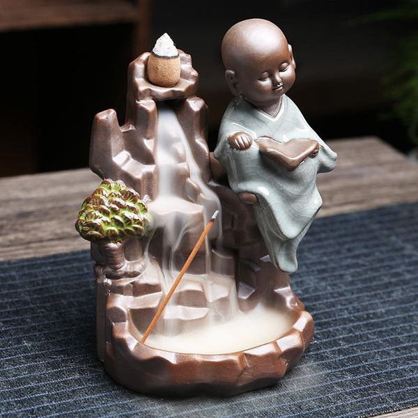 

fragrance lamps antique landscape backflow incense stove line creative ceramic gifts ornaments crafts zen ge kiln sandalwood decor