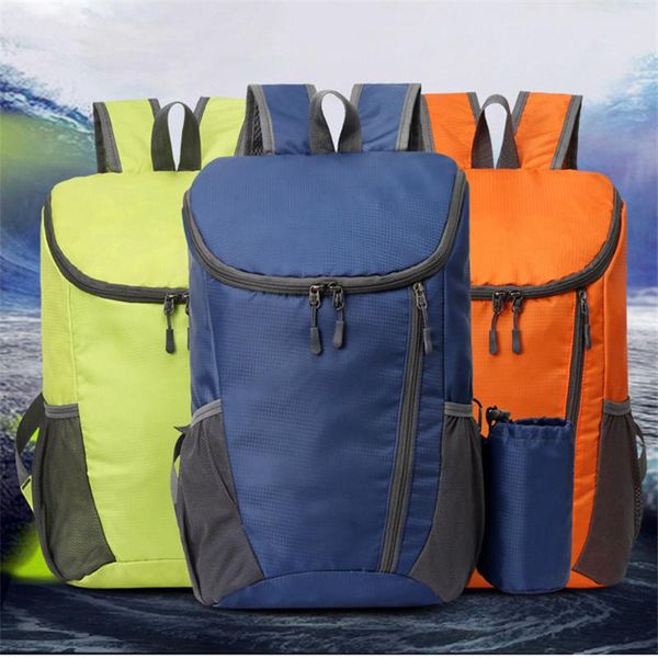 

backpack lightweight portable foldable waterproof bag ultra-light outdoor women's and men's travel hiking