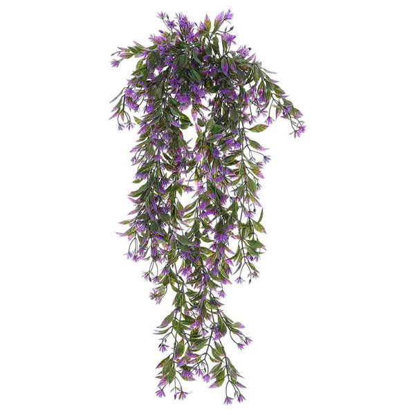 

decorative flowers & wreaths 2pcs realistic faux flower rattan pendant garden wall hanging plant decor