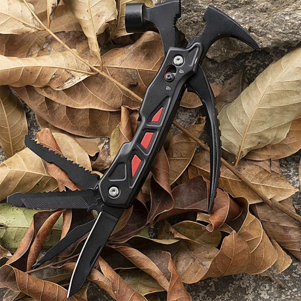 

hand tools multifunctional claw hammer camping combination functional pliers outdoor lifesaving gift safety belt cutter