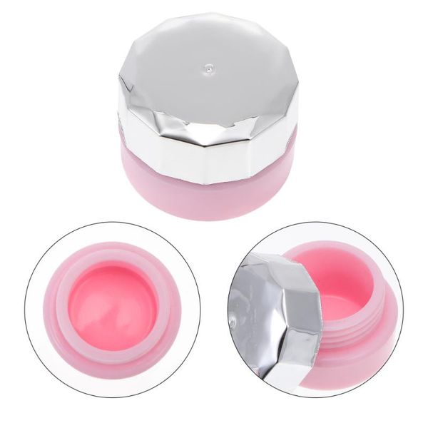

nail gel 4pcs mini polish bottles glue jars empty cosmetic containers, Red;pink