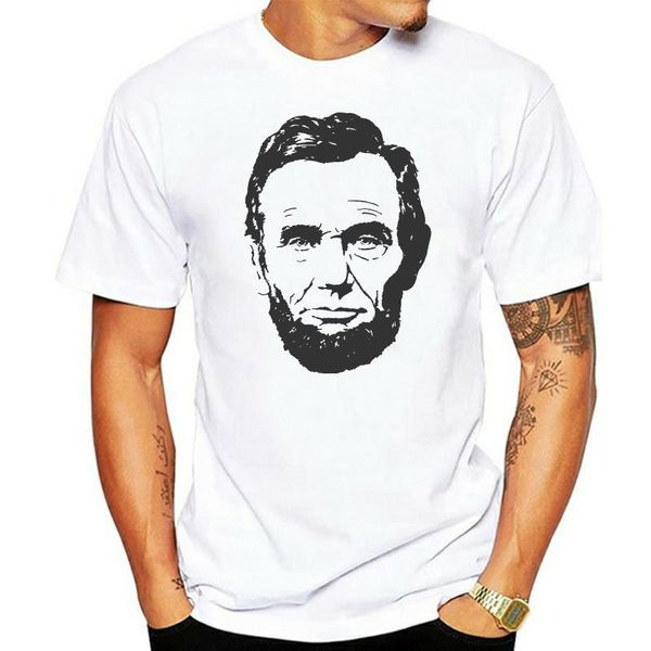 

men's t-shirts abraham lincoln essential t-shirt, White;black