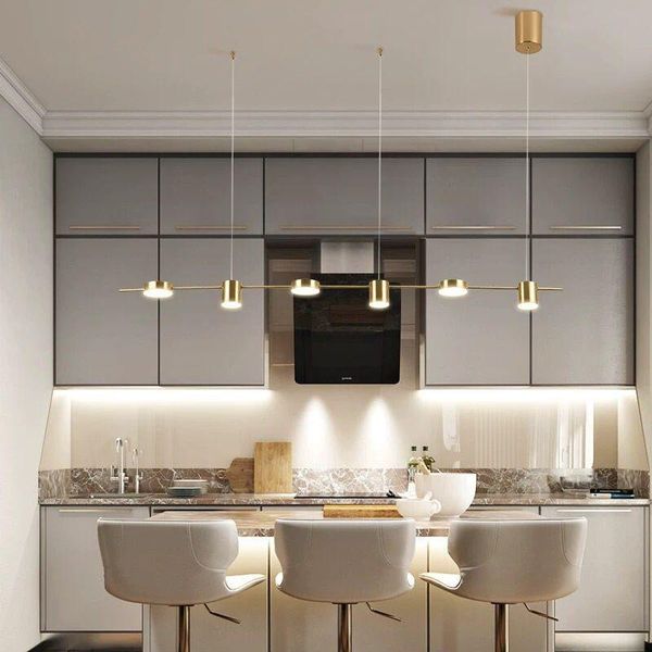 

pendant lamps nordic led crystal stone light hanging lamp kitchen chandeliers ring wall moon livingroom