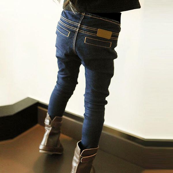 

jeans 2021 summer clothing boy girl baby children kids trousers good quality comfortable clothes cowboy denim pants, Blue