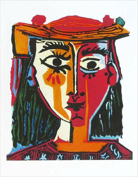 

pablo picasso bust of a woman home decor handcrafts /hd print oil painting on canvas wall art picture 210222