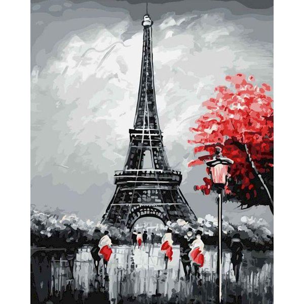 

paintings ruopoty painting by numbers paris eiffel tower diy digital oil modern for city landscape art wall home decor