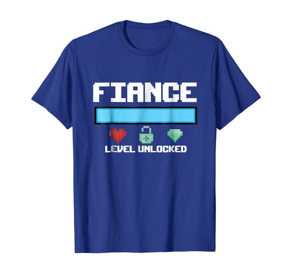 

Fiance Level Unlocked T-Shirt for a New Fiance Gamer, Mainly pictures