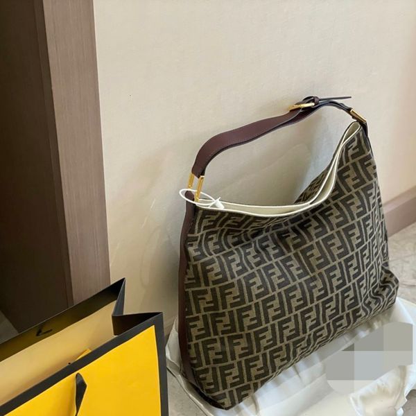 

style [spot]21 women's classic old flower double f shopping fashion middle ancient bag large capacity handbag[finished on july