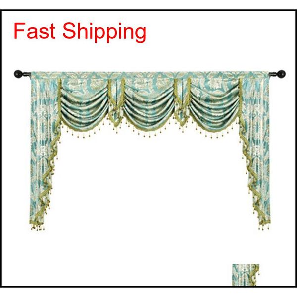 

european luxury jacquard window blackout valance royal pelmet lambrequins valances for li jllsdw dhsybaby