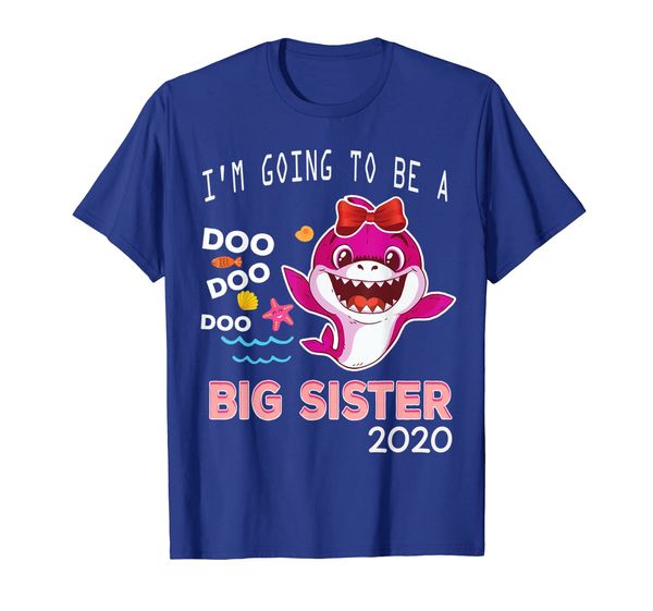 

i'm going to big sister est 2020 funny t-shirt, White;black