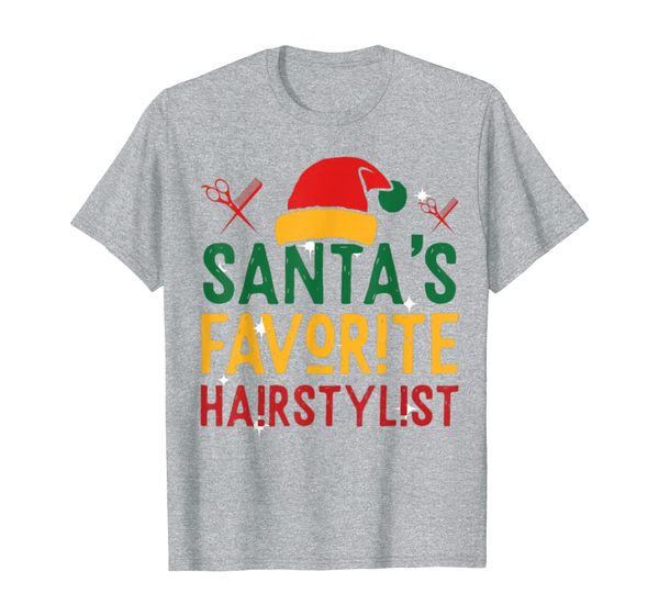 

Santa' Favorite Hair Stylist T-Shirt, Mainly pictures