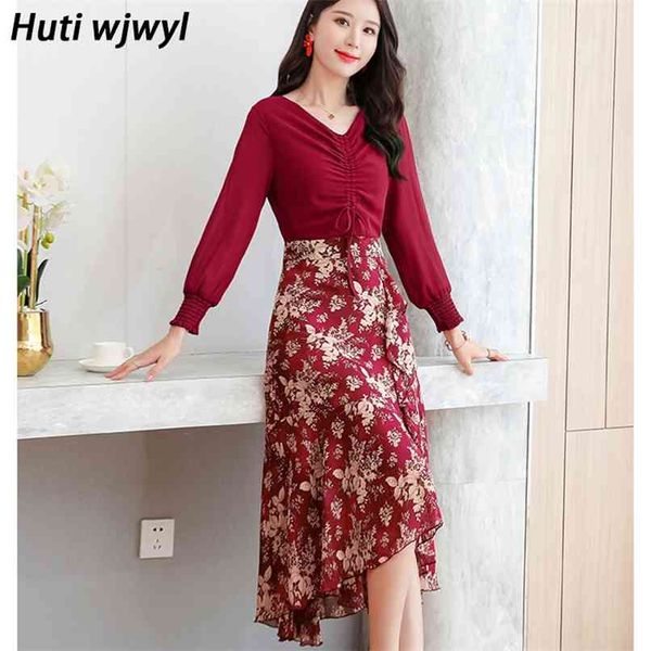 

elegant women party maxi vestidos 3xl plus size casual boho sundress vintage floral chiffon bodycon beach midi dress 210528, Black;gray